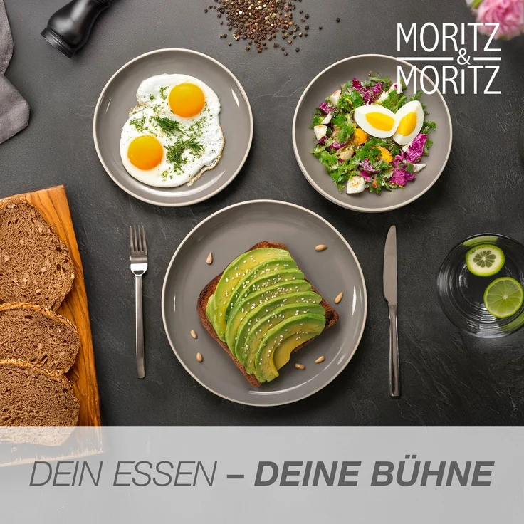 Moritz & Moritz CAVO Geschirrset 18tlg. - Stone – Bild 5