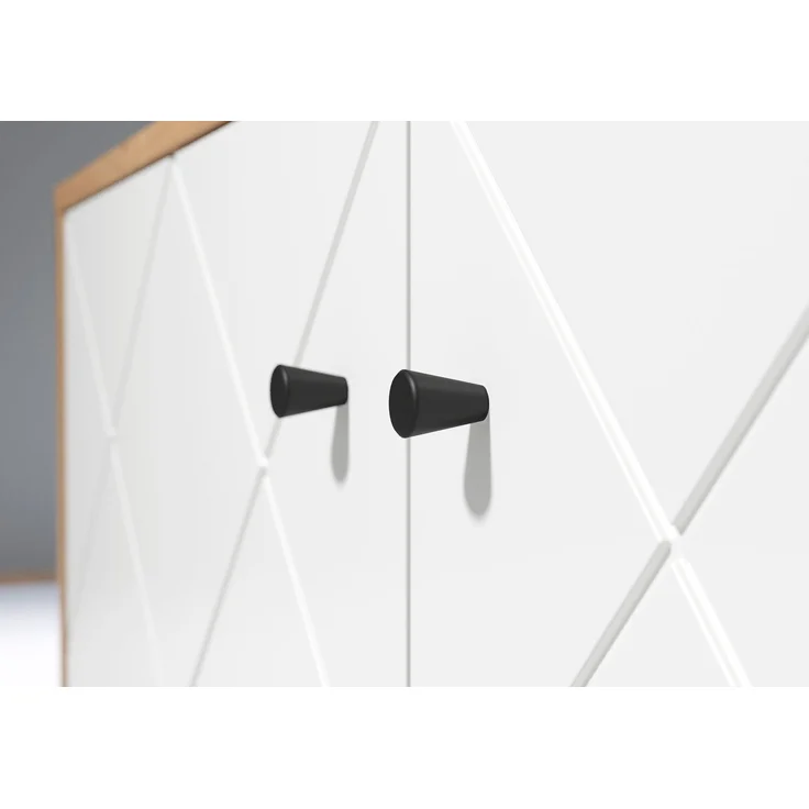 Trendteam 'Touch' Sideboard mit Soft-Close, Eiche Artisan weiß matt, 183 x 76 x 40 cm – Bild 13