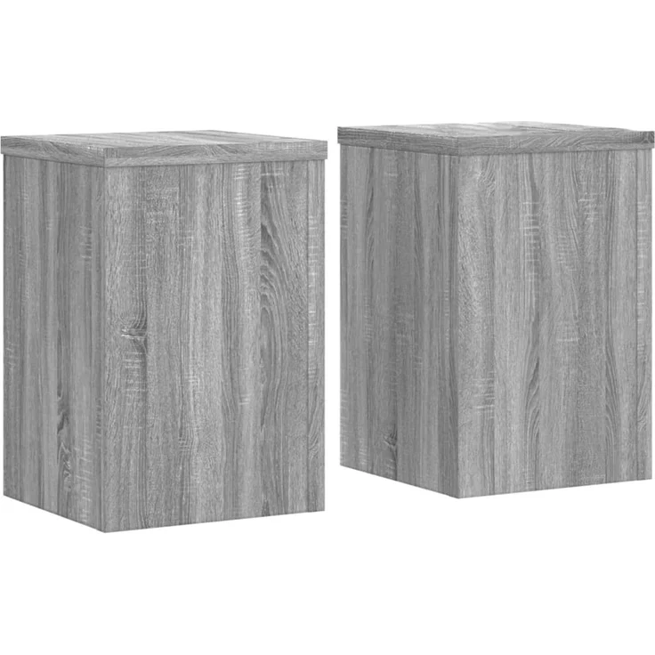 vidaXL Pflanzenständer 2 Stk. Grau Sonoma 25x25x35 cm Holzwerkstoff 852911 – Bild 2