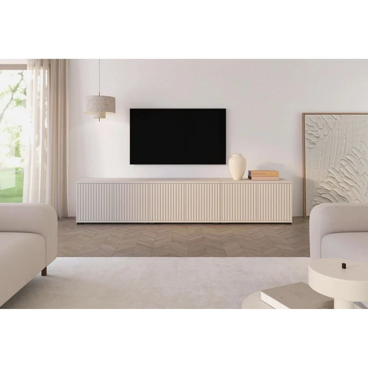 Compleo TV-Schrank 210cm breit, Modern Wohnzimmer, Lowboard elegant – Bild 3