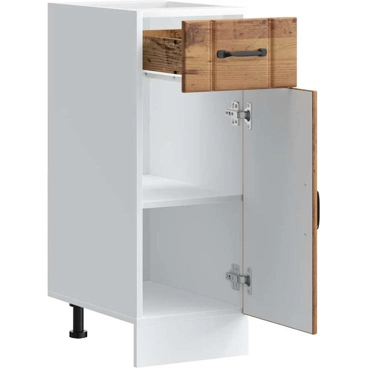 vidaXL Küchen-Unterschrank Lucca Altholz-Optik Holzwerkstoff 853705 – Bild 5