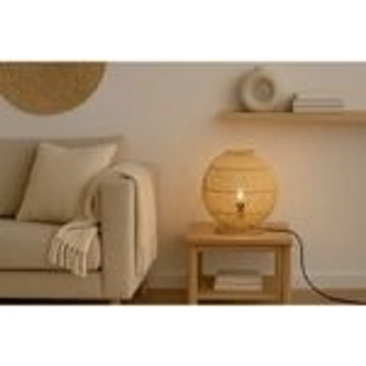 Rattan Pendelleuchte – Bild 6
