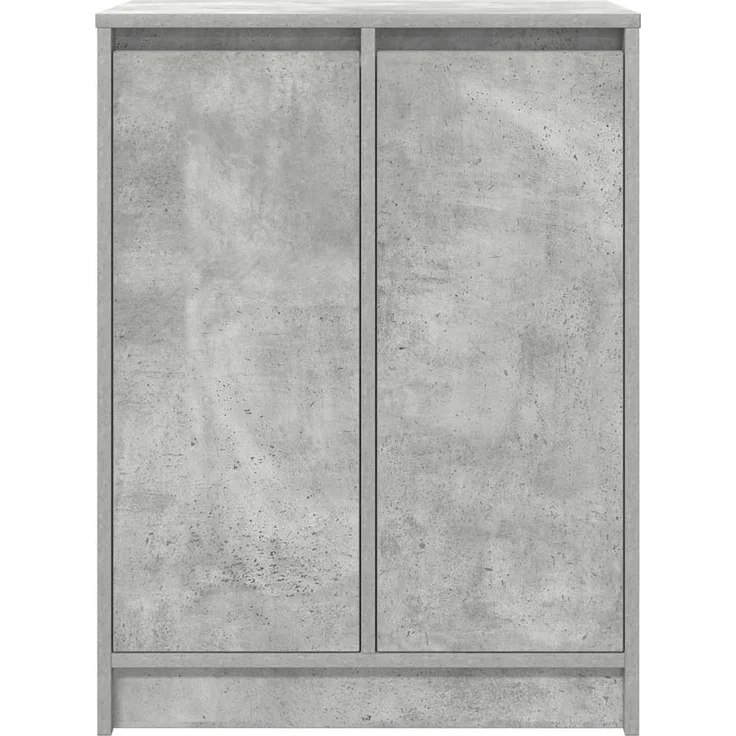 vidaXL Schuhschrank Betongrau 57x34x76 cm Holzwerkstoff 861871 – Bild 6