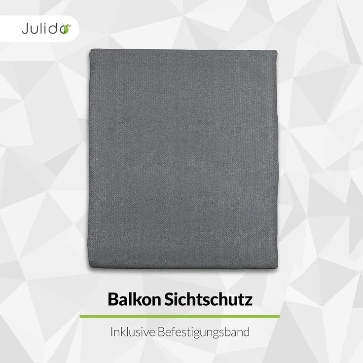 Windschutz Balkon Sichtschutz Bespannung Rauchgrau 0,90x5 m Balkonverkleidung – Bild 2
