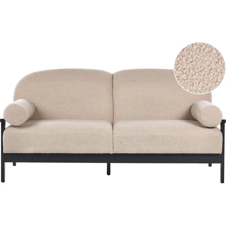 Sofa 3-Sitzer PILARNE Bouclé Beige