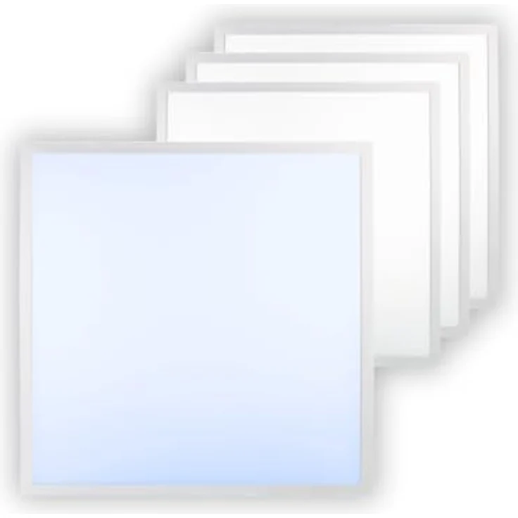 ENOVALITE LED Panel 4er Pack LED Panel, 62x62 cm, 36 W, 3600 lm, 6000 K, LED fest integriert, Tageslichtweiß, kaltweiß – Bild 2