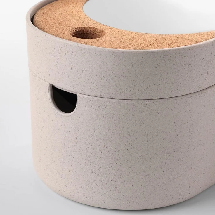 Sarcia. eu Kosmetikbox SAXBORGA Kunststoffbox mit verspiegeltem Deckel IKEA 803.918.82 – Bild 3