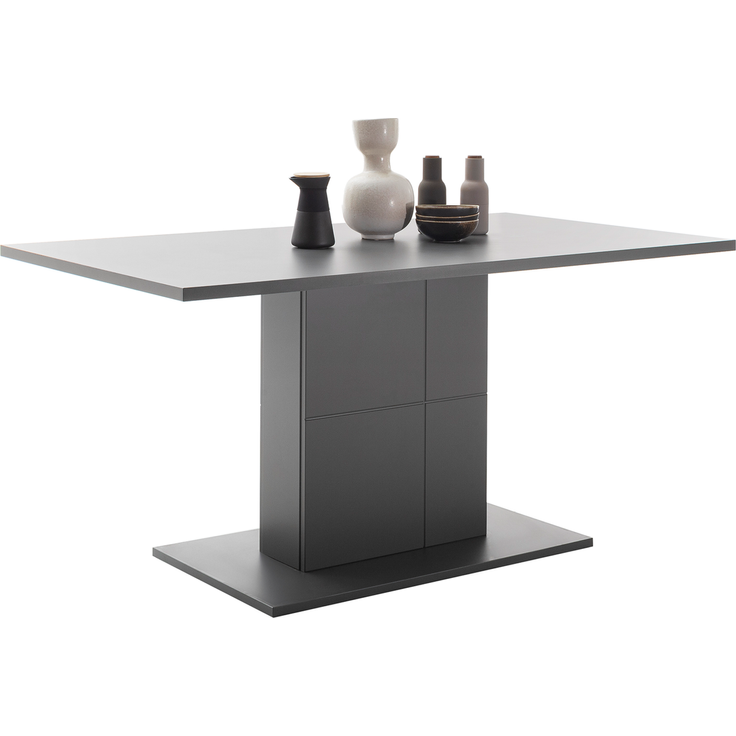 Wohn Schick MAGON Esstisch 90x160,Front/Korpus: Royal grau,Gestell: Royal grau - H 77 cm x T 90 cm x B 160 cm – Bild 2
