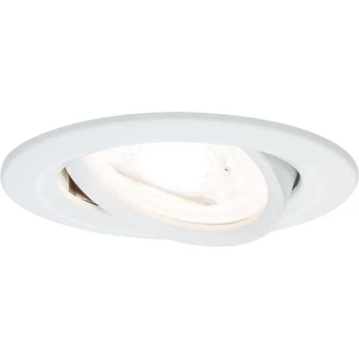 Paulmann No. 93639 Einbauleuchte Nova IP23 rund Weiß matt 1er-Set, max. 35W GU10