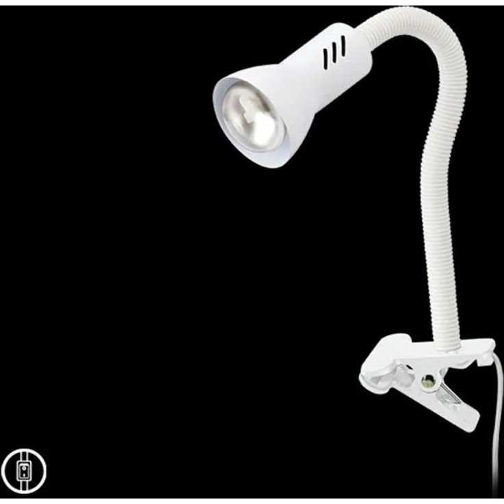 Briloner Klemmleuchte Trap weiß Leselampe Klemmlampe Bettlampe