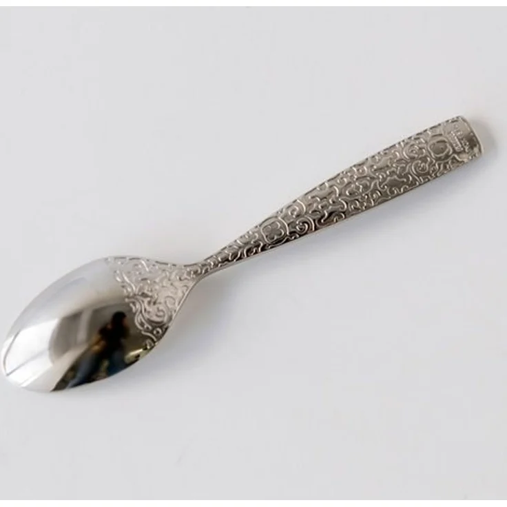 Alessi Dressed Kaffeelöffel, Edelstahl, Silber, 12x3. 3x2. 7 cm, 6-Einheiten – Bild 3