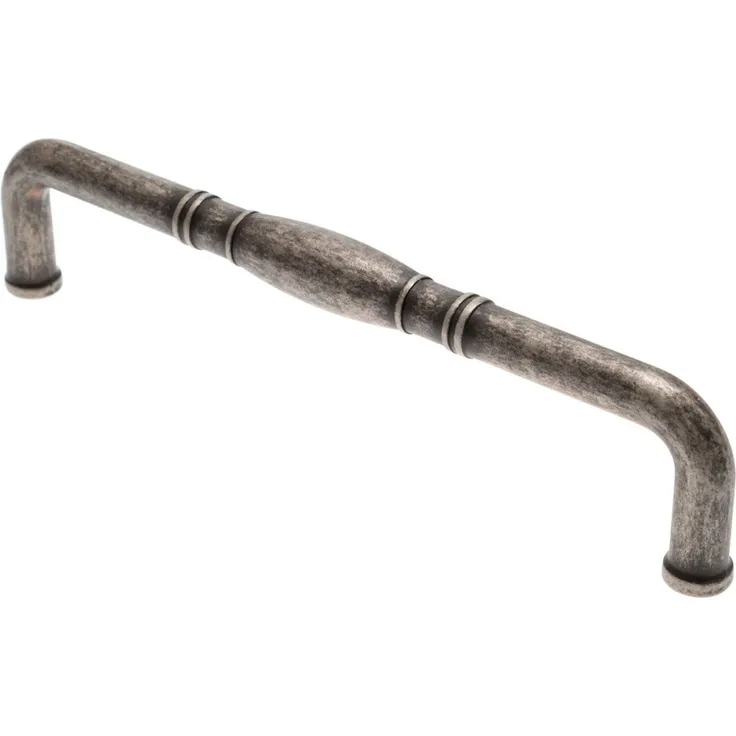 livingpoint24 Möbelgriff Möbelgriff BA 160mm, Küchengriff Altsilber, Schrankgriff antik (15)