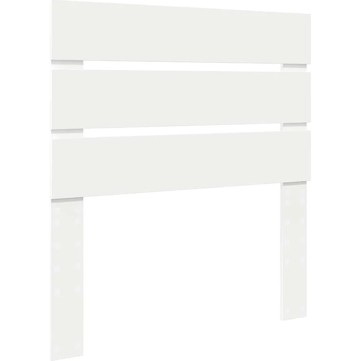 vidaXL Kopfteil Weiß Holzwerkstoff 100 x 100 x 3 cm – Bild 1
