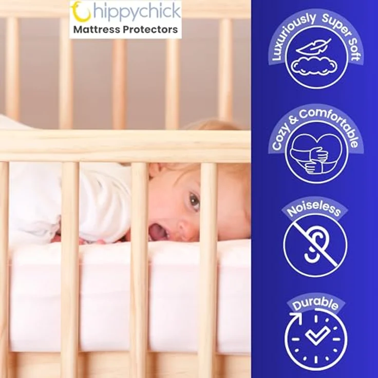 Hippychick Matratzenschutz - Spannbetttuch Einzelbett 90x190 - Fitted SheetEinzelbett 90x190 cm – Bild 7