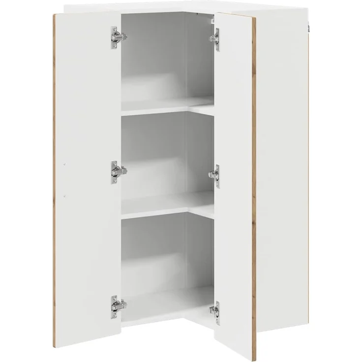 vidaXL Wand-Eckschrank PORTO Artisan-Eiche 57 x 57 x 100 cm 885524 – Bild 5