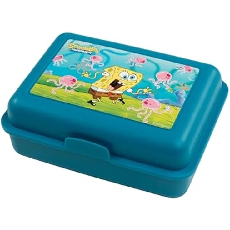 United Labels® Lunchbox Spongebob Schwammkopf Brotdose Quallen Jellyfish Lunchbox Trennwand, Kunststoff (PP) – Bild 3