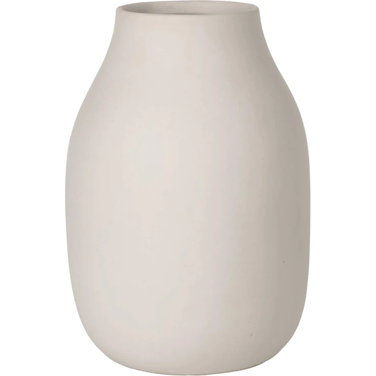 blomus Dekovase Colora Blumen Porzellan Moonbeam 20 cm 65705