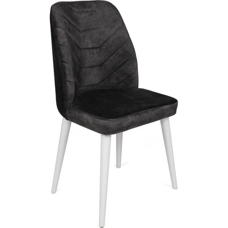 Skye Decor 'Dallas-587 V2' Stuhlset (2-teilig), Anthrazit / Weiß, 50 x 90 x 49 cm – Bild 2