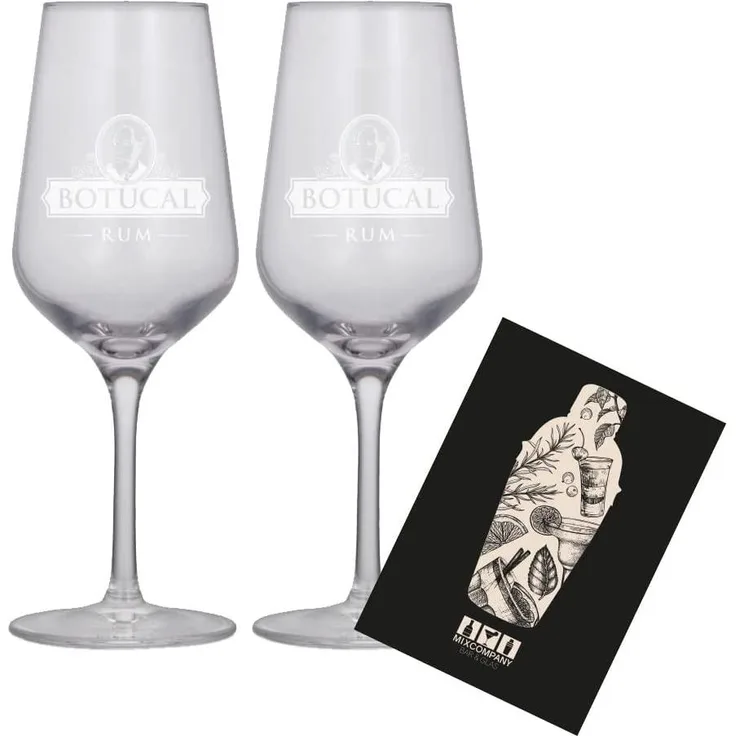 Botucal Rum Nosing Glas Gläser Set Ron de Venezuela Glas Longdrinkglas - 2x Gläser