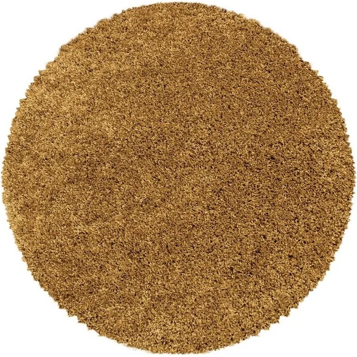 Teppium Teppich Unicolor - Einfarbig, Rechteckig, Höhe: 30 mm, Einfarbig Shaggy Teppich Wohnzimmer Langflor versch. farben und größen