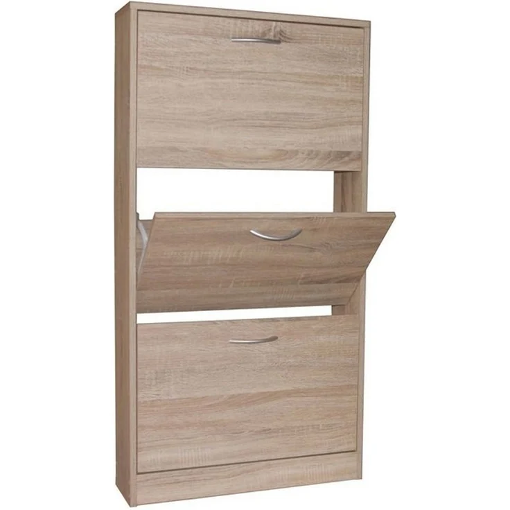 HTI-Line Schuhschrank Schuhschrank Thekla (Stück, 1x Schuhschrank Thekla, ohne Dekoration) Schuhkipper 3 Fächer – Bild 2