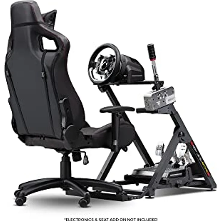 Next Level Racing F-GT LITE Sim-Racing-Cockpit, tragbares Renn-Cockpit mit verstellbaren Positionen für bis zu 130 kg, kompatibel mit Logitech®, Thrustmaster® und Fanatec® – Bild 7