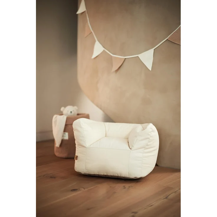 Jollein 028-543-68021 Kindersessel Sitzsack Twill beige – Bild 7