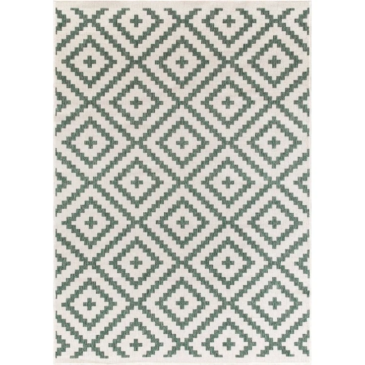 OTTO home Teppich Ronda Wendeteppich, rechteckig, Höhe: 5 mm, Sisal-Optik, Flachgewebe, In- und Outdoor, geometrisches Boho Design – Bild 5