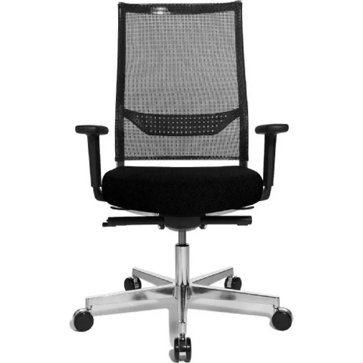 Topstar BG19TWW500 Bürostuhl New Alu Art, Bezug schwarz – Bild 2