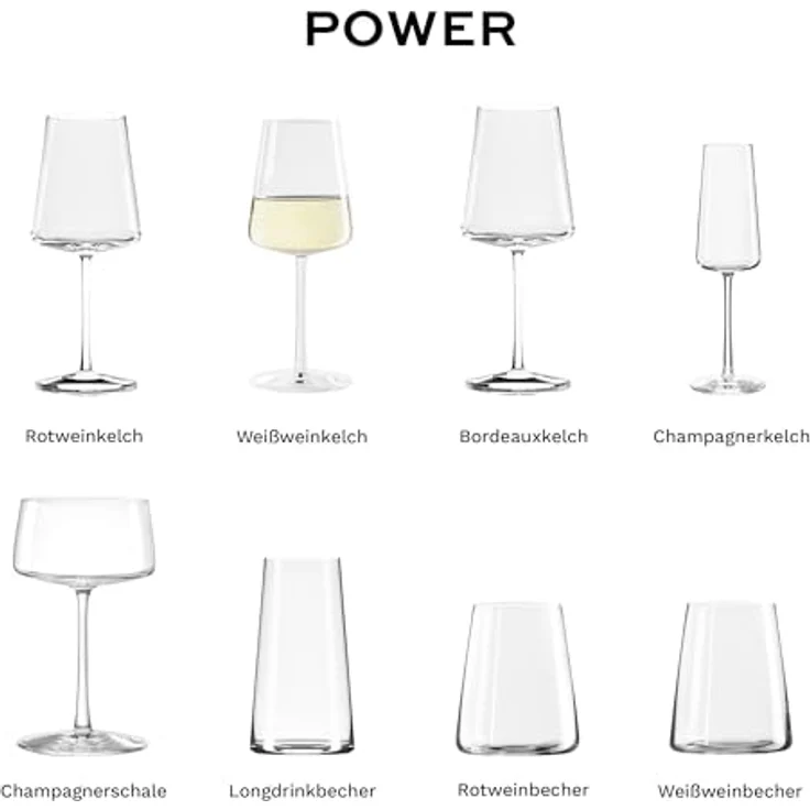 Stölzle Lausitz Weißweingläser Power 2er-Set 400 ml – Moderne Weingläser für maximale Aromaentfaltung von Weißwein – Edler Weißweinkelch aus Kristallglas – Spülmaschinen- & Stoßfest, Made in Germany – Bild 7