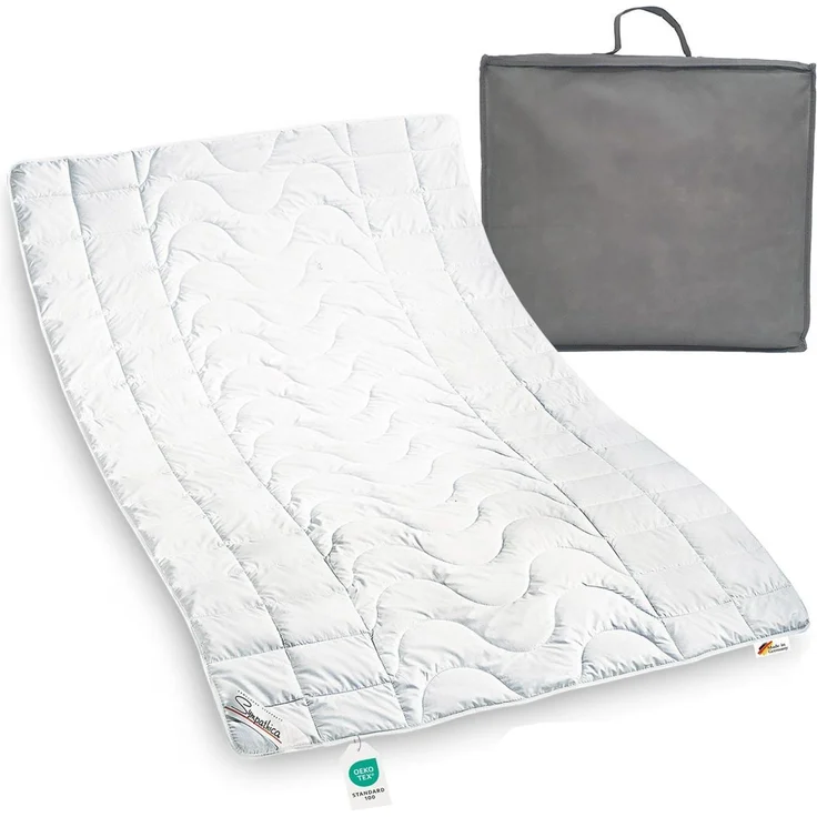 Sommerbett 100% Kamelhaar Bettdecke Sommerdecke Kamelhaardecke 200x200 – Bild 1