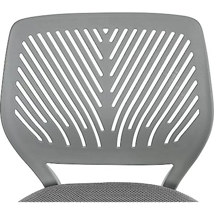 FurnitureR Schreibtischstuhl, ergonomischer Drehstuhl ohne Armlehnen, höhenverstellbarer Bürostuhl mit Rollen, komfortabler Arbeitsstuhl für Home Office, Schlafzimmer und Arbeitszimmer – Bild 7