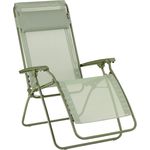Lafuma Gartenliege R CLIP, Moosgrün, Stahlgestell, Batyline Iso, Kopfstütze, Verstellbar