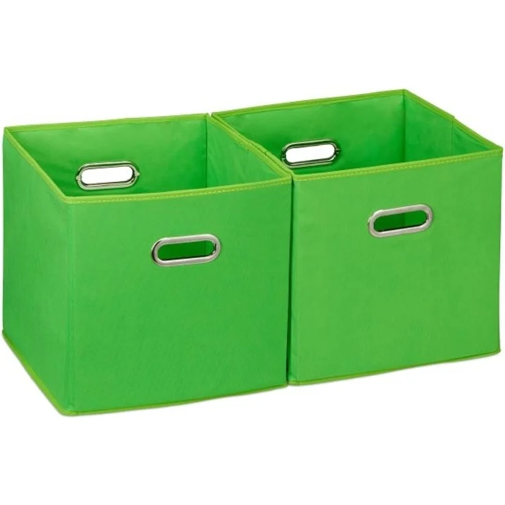 Aufbewahrungsbox Stoff 2er Set – Bild 1