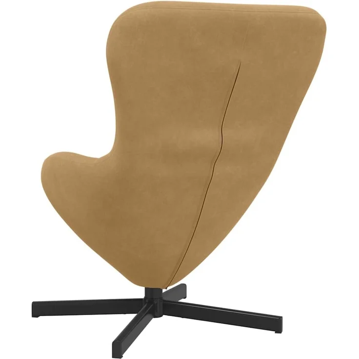 vidaXL Eiersessel Braun 63 x 73 x 90 cm Samt 42002764 – Bild 5