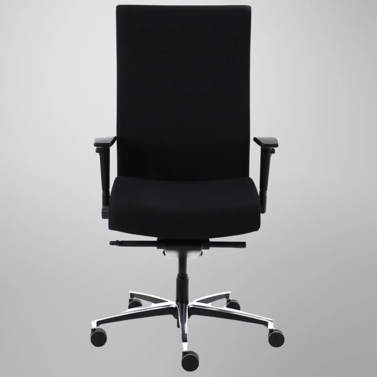 Bisley Titanos Schwerlast Chefsessel Bürostuhl 200kg Belastbarkeit in schwarz - PC Stuhl mit Armlehne, Lordosenstütze, Drehstuhl mit Rollen für Schreibtisch, Office & Gaming - Ergonomisch XXL, Titanos-733 – Bild 8