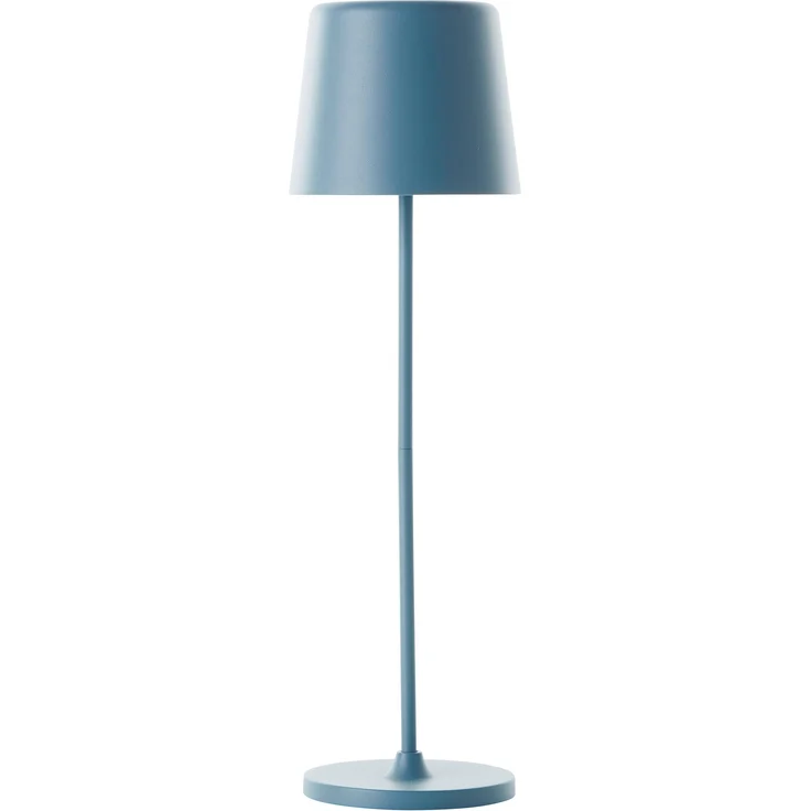 Brilliant Lampe Kaami LED Außentischleuchte 37cm hellblau Metall/Holz blau 2 W LED integriert – Bild 4
