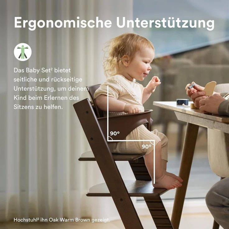 Stokke Hochstuhl Tripp Trapp Hochstuhl mit Newborn Set – Bild 4