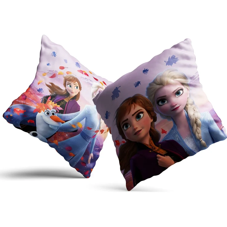 BERONAGE Dekokissen Frozen Die Eiskönigin Kissen Dreamteam 40x40 cm Kuschelkissen, passend zur Bettwäsche, ideal für Sofa, Couch, Kinder-Bett, Auto – Bild 5