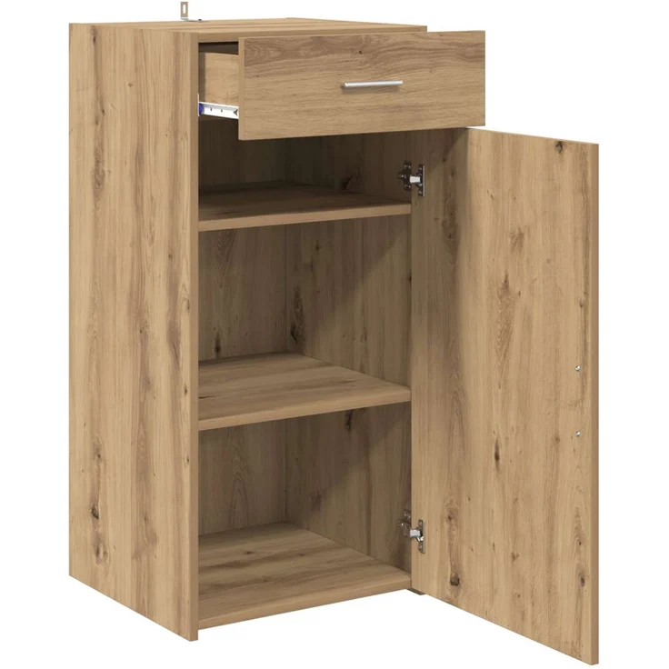 vidaXL Sideboard Artisan-Eiche 45 x 42,5 x 93 cm Holzwerkstoff 883148 – Bild 5