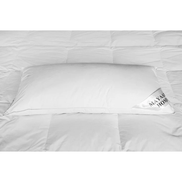 Mayaadi-Home HS102 Kopfkissen Baumwolle 100% Federn Weiß 70x90 cm 1500 Gramm – Bild 3