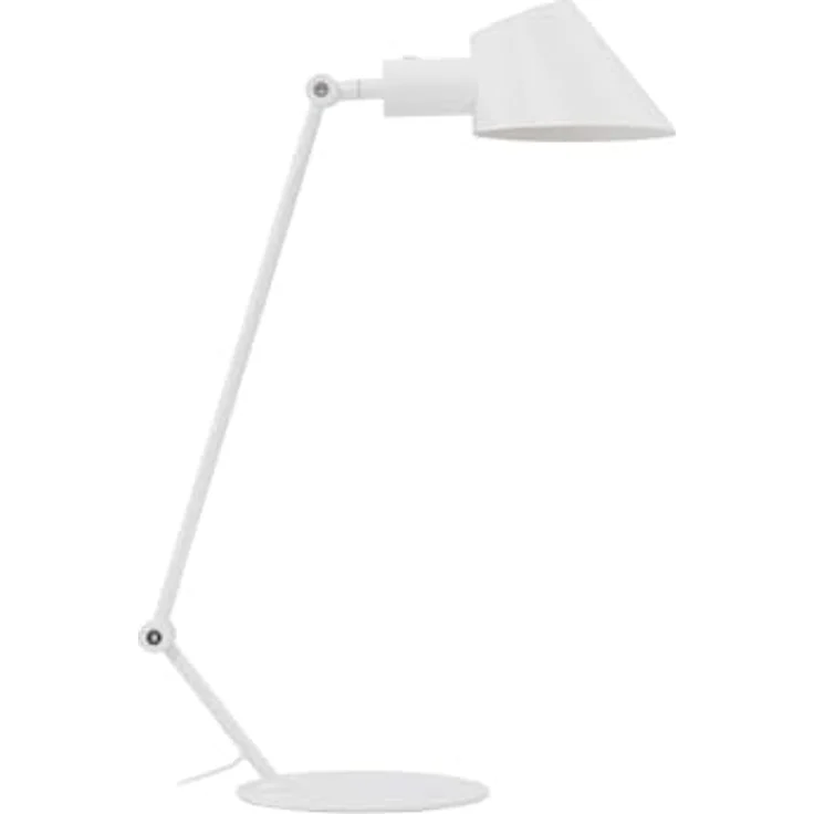 Lindby Tischlampe Corali, verstellbare Metallleuchte in Weiß, Höhe 64 cm mit Schalter für Wohnzimmer & Esszimmer – Bild 1