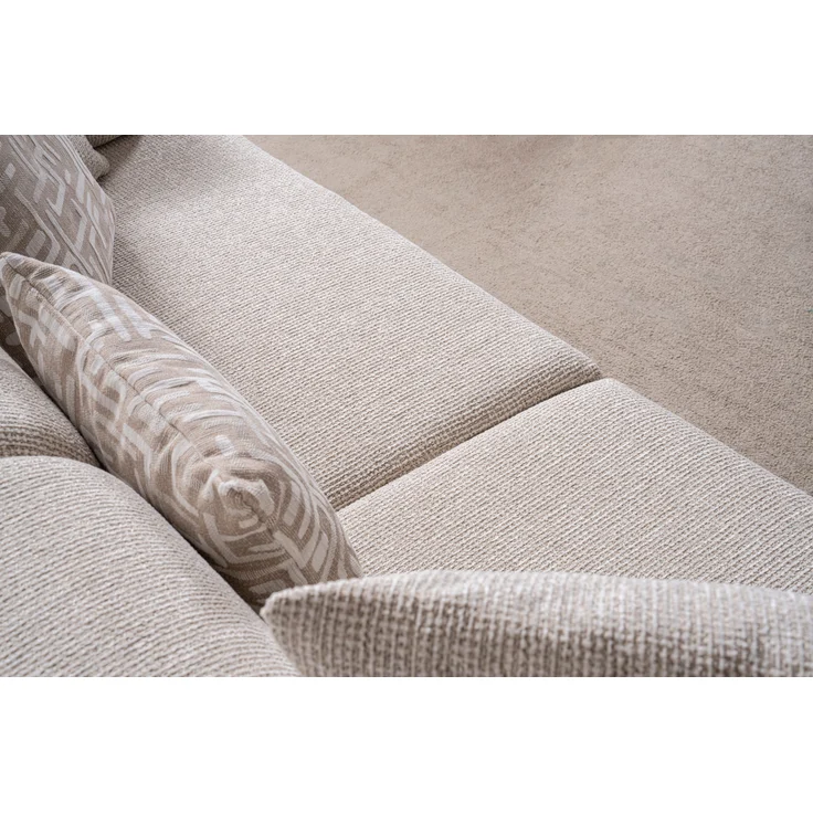 Sitzgruppe/Sofa Set - Wohnzimmergarnitur "Olvina" 3+3+1-Beige – Bild 14
