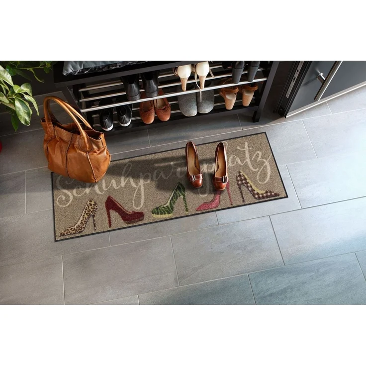 Salonloewe Fußmatte Salonloewe STILETTO PARKPLATZ Fußmatte Wohnmatte 30 x 100 cm, Rechteckig, Höhe: 7 mm, In- und Outdoor, waschbar bei 40° Grad und trocknergeeignet – Bild 3
