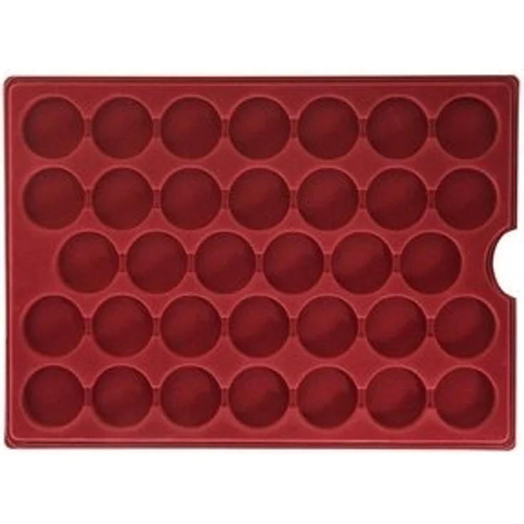 MC. Sammler Aufbewahrungsbox MC. Sammler Alu Münzkoffer frei bestückbar mit Münztableaus Ihrer Wahl, Tableau 34 Fächer-36mm Ø – Bild 5