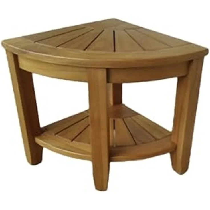 Garden Pleasure Teak Ecktisch GARDU Tisch Beistelltisch Ecke Garten Terrasse
