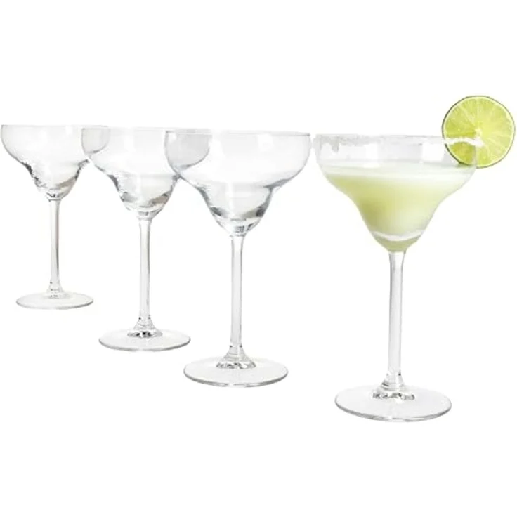 MamboCat Cocktailglas 4x Margarita Gläser mit Fuß 4 Personen Drinks Cocktail-Glas, Glas – Bild 1