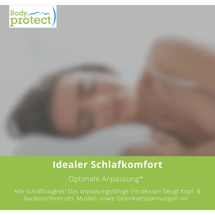 Bodyprotect Nackenrolle mit weichem Mikroplüsch Bezug, orthopädisches Nackenkissen, Lagerungsrolle, Knierolle, Memory Foam – Bild 4
