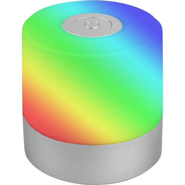 Di-KA Akku Tischleuchte SMAL 1,5W, RGB-Touchsteuerung, chrom – Bild 3
