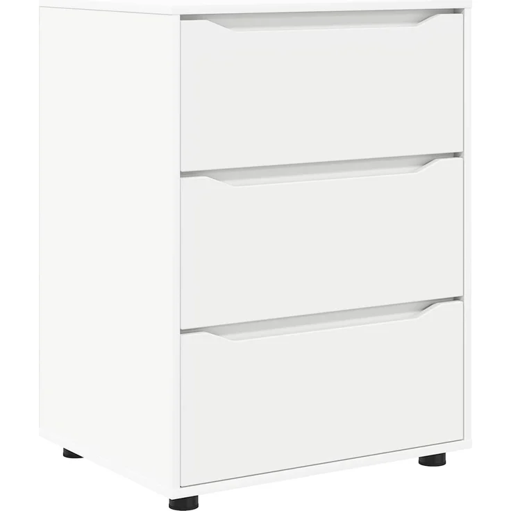 vidaXL Aufbewahrungsschrank 60 x 48 x 81 cm Holzwerkstoff Weiß 888857 – Bild 2